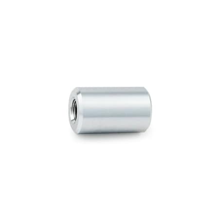 Gyford Round Standoffs, 5/16"-18 Thrd Sz, 1 in Bd L, Aluminum Clear Anodized, 5/8 in OD SO-100